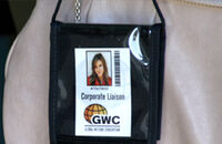 The ID badge that Rachel photographs on Hugh McIntyre's mistress.