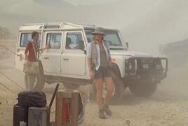 Charlotte and the Land Rover Defender 110