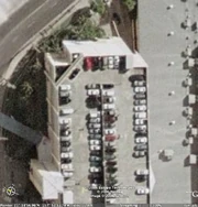 Imagem do telhado do Google Earth