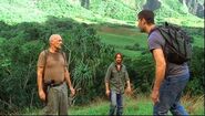 Locke, Jack et Sawyer à la recherche de Michael (En territoire ennemi)