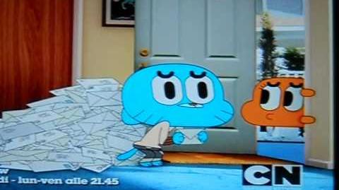 Gumball riceve le lettere dalla Laser Video