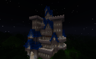 The Lostreef Blue castle is another castle I built... I built it simply to try out new castle building techniques.