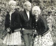 The members of the band, Louise Port and Matthew Davis.