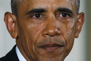 Image used by Savannah Mapping for his upload of the song, which is an image of Obama crying.
