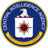 One of the images associated with the song. Which is the logo of the Central Intelligence Agency.