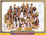 Pyromaniacs Cheerleading Team.