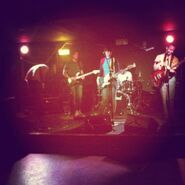Picture of the band playing live.
