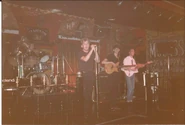 Attractive Colours on stage at the Scarisbrick Hotel in the mid 1980s