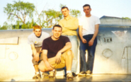 Fizzlewink c. 2000-2001. Left to right: PJ Manzo, Andrew Jordan, Adam Bock, Ryan Kienle