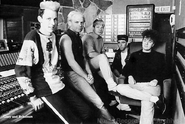 Another band image, with Gary Numan.