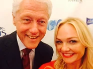 Bill Clinton with Emma Bunton from Spice Girls, Image used by nodele/erin.
