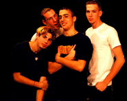 Fizzlewink before drummer Jon Dunham (second from the left) stepped down.