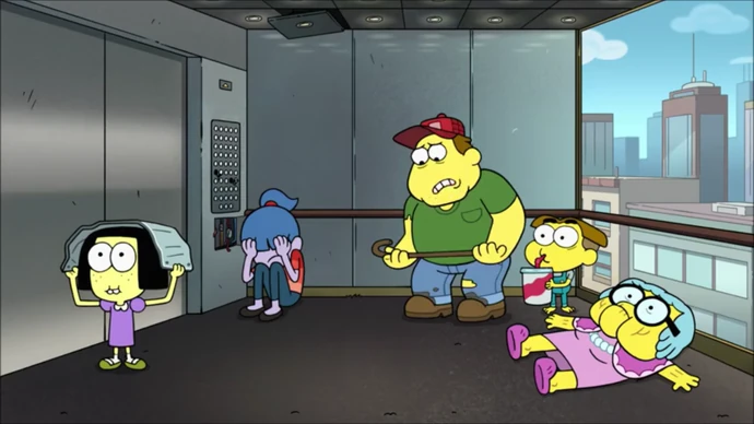 Acción en el Ascensor