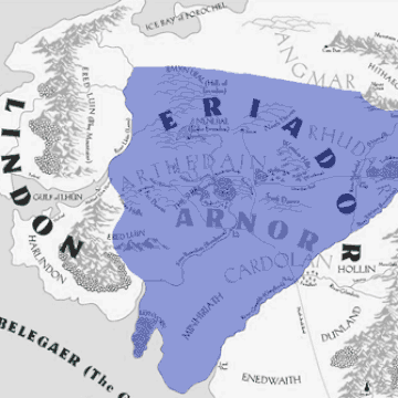 Lord Of The Rings Kingdoms Map Arnor | The One Wiki To Rule Them All | Fandom