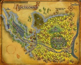 Map - Lothlorien