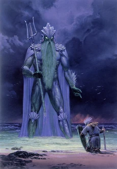 Ted Nasmith — Ulmo Appears before Tuor