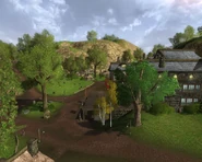 A view of Combe in The Lord of the Rings Online