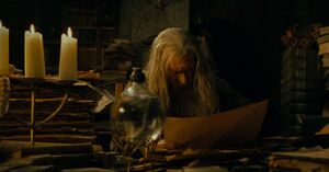 Gandalf discovers Isildur's account of the Ring
