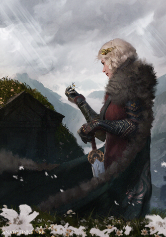 Eowyn, Shieldmaiden of Rohan by qiushifu  Shield maiden, Middle earth, The  hobbit