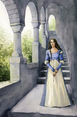 Anaire czeka na męża (graf. Maria Filatova)