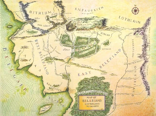 Mapa de Beleriand