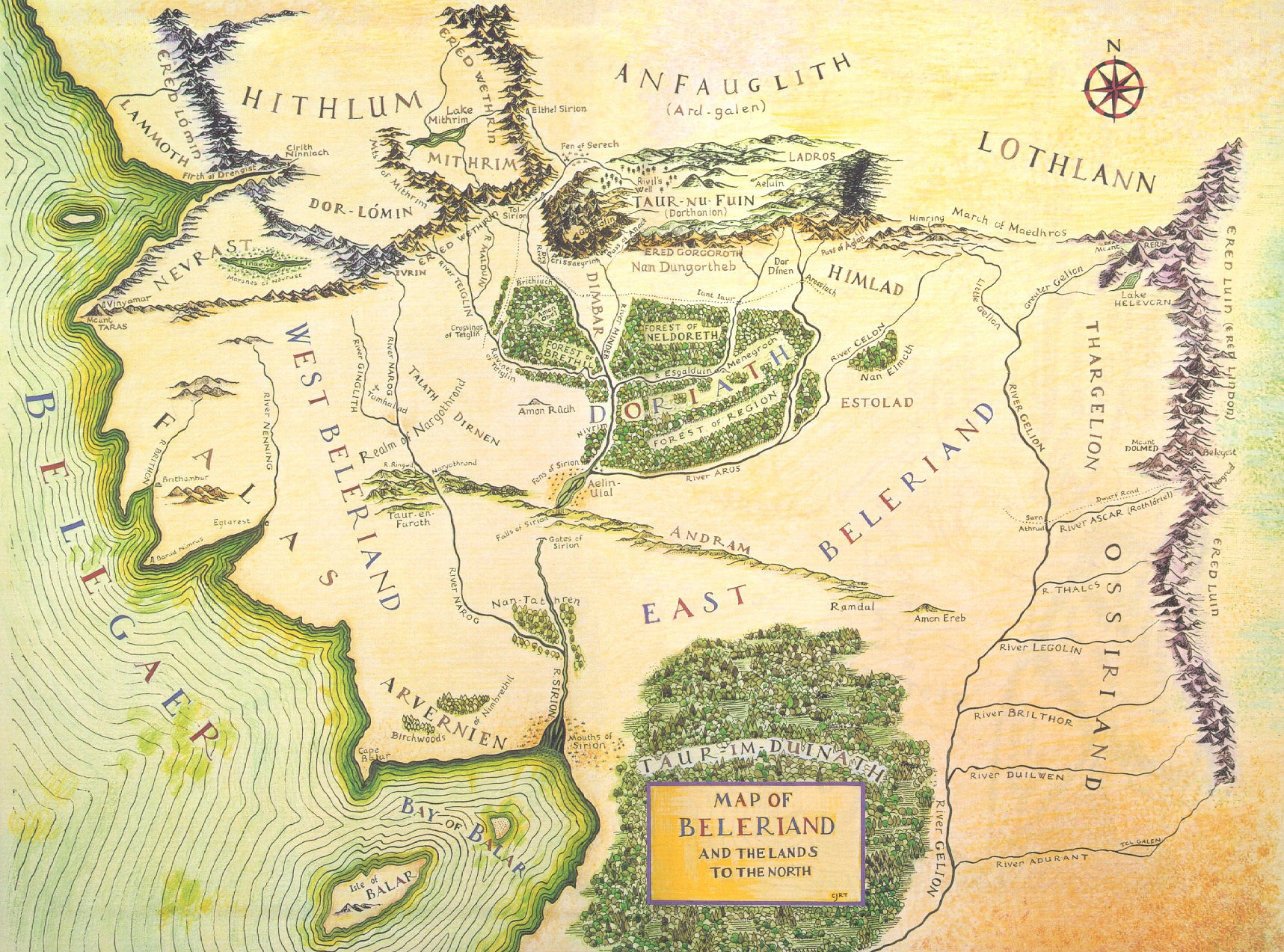 First Age Of Middle Earth Map First Age | The One Wiki To Rule Them All | Fandom