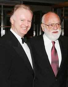 Kevin Wallace (left) with Saul Zaentz in March 2006(Photo by Jim Ross)