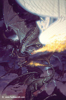 Ted Nasmith — Eärendil and the Battle of Eagles and Dragons (sketch)