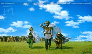 The Three Hunters, by 