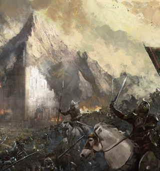 Otazu, Éomer and Théoden in battle