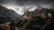 The Ettenmoors as depicted in The Lord of the Rings: War in the North