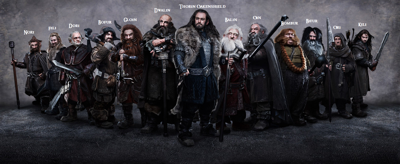 imprisoned the hobbit dwarf characters