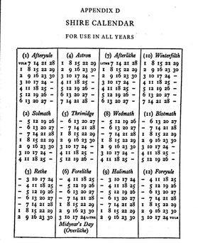 Shire-calendar