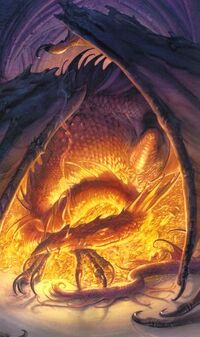 Glaurung the Golden, First of the great Fire Drakes of the North