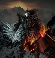 Morgoth displaying his power