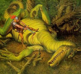 Darrell Sweet-The Slaying of Glaurung