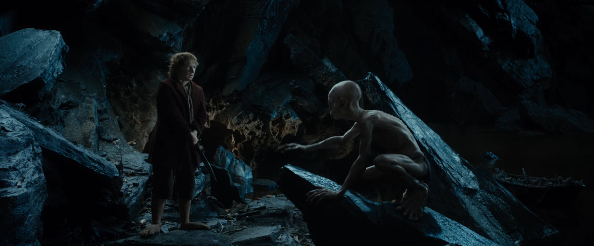 the hobbit gollum and bilbo riddles