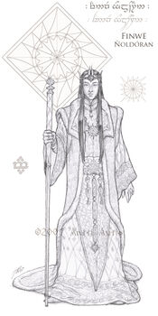 WIP Lords of Noldor Finwe by aautio