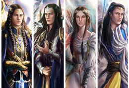 From left to right: Fingon, Turgon, Aredhel, and Argon