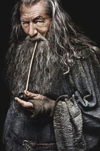 Gandalf's appearance in The Hobbit film trilogy