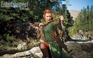 Evangeline as Tauriel- as she appears in the Entertainment Weekly Promo shoot