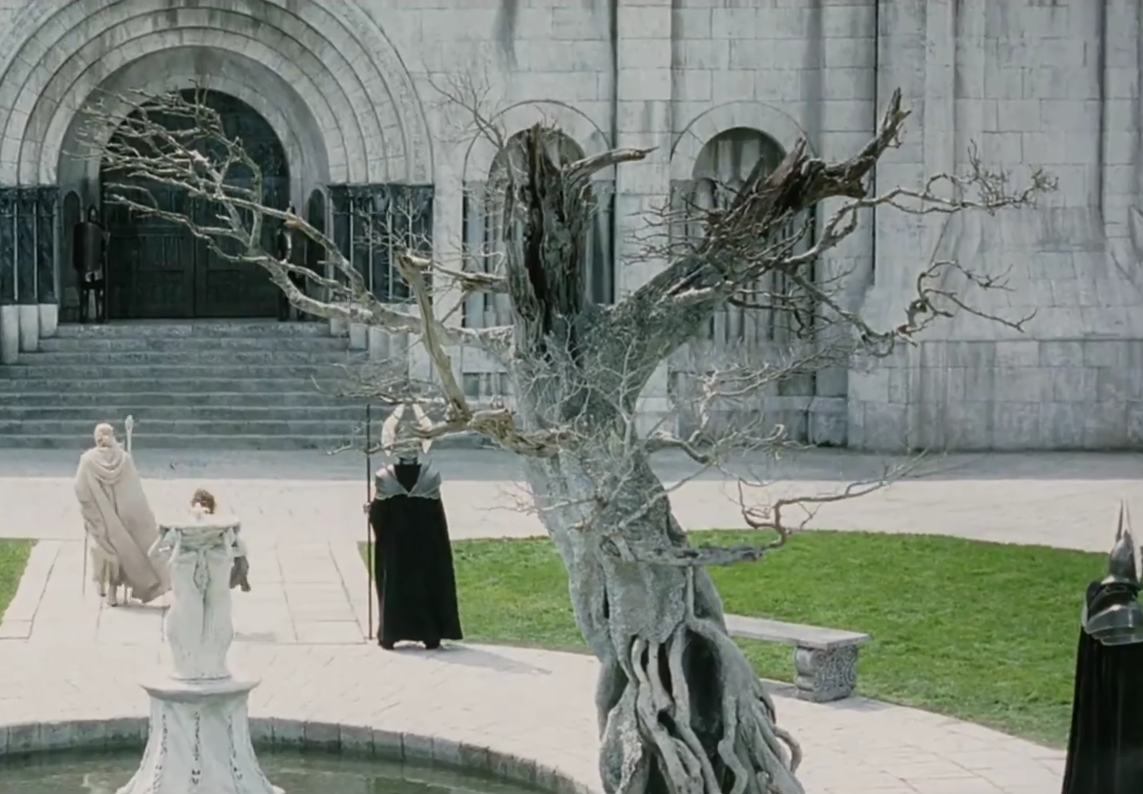 One ring white tree, lord of the rings, lotr, minas tirith, one