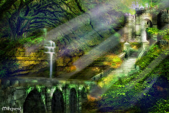 Jedna z siedzib elfów w Doriath