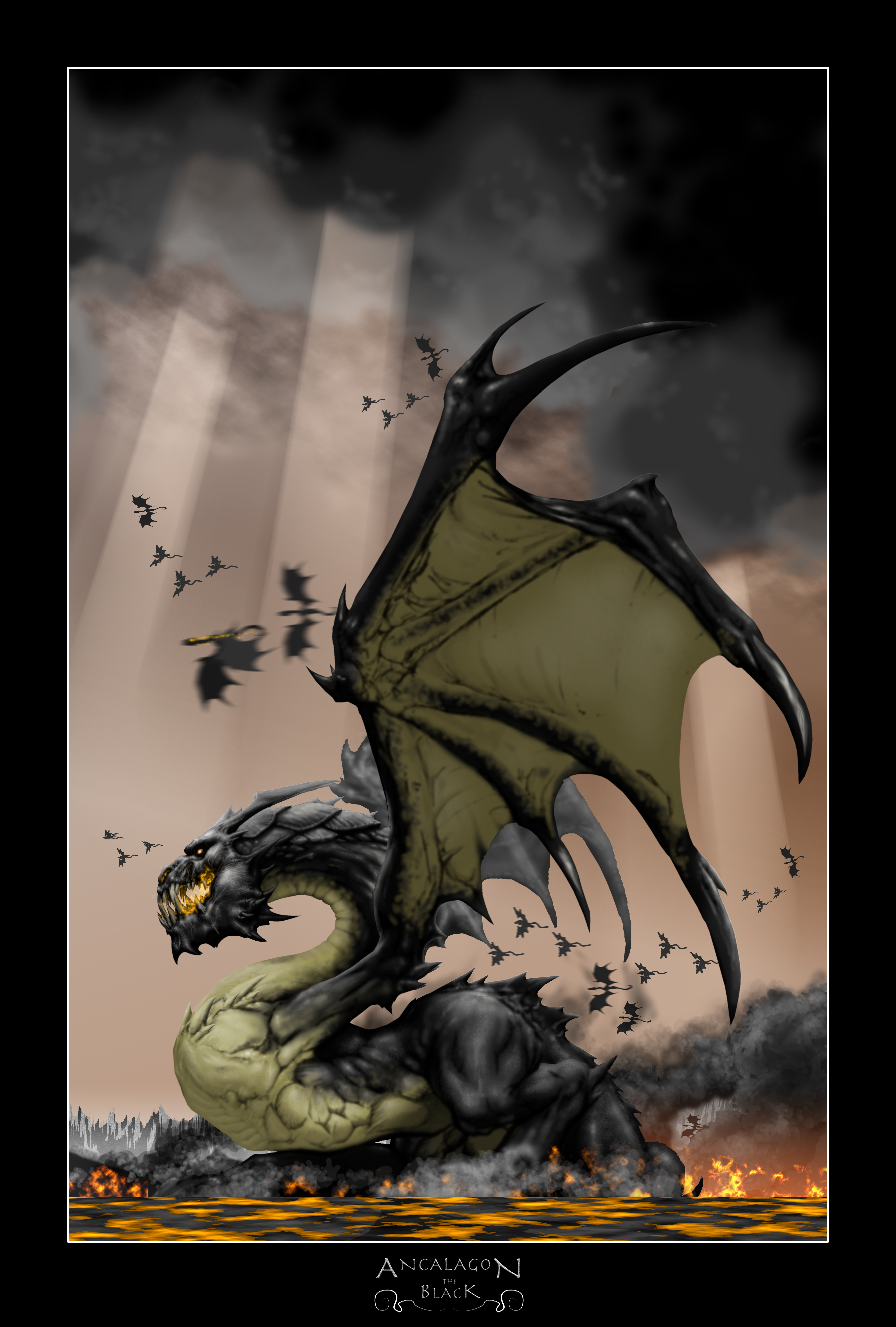 Could Ancalagon the Black (LOTR) defeat and kill Aegon the