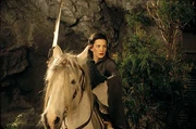 Arwen auf Asfaloth in Peter Jacksons Filmtrilogie.