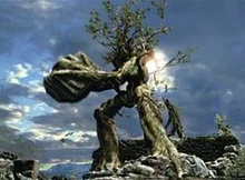  метает камень в стену Изенгарда