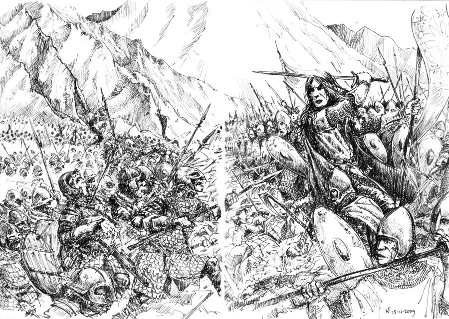 Guide to The Silmarillion: Of the Fifth Battle: Nirnaeth Arnoediad (Ch. 20)  — Tea with Tolkien