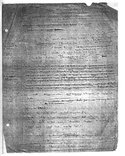 Strona rękopisu Etymologii