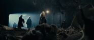 The Fellowship exploring Moria