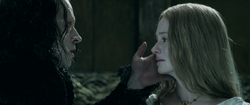 Grima and Eowyn - Two Towers